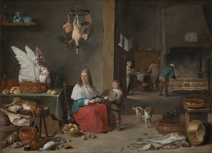 DAVID. TENIERS. F- Kitchen Interior – 1644
